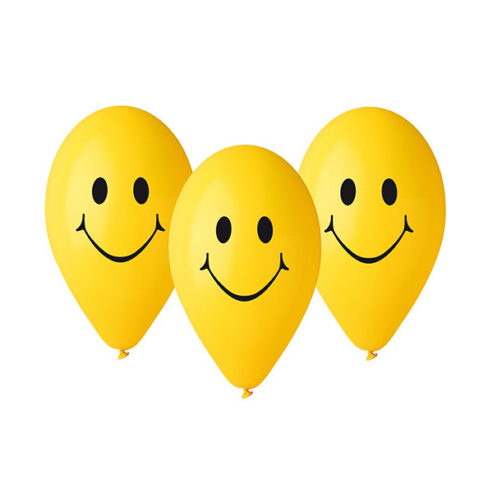 Balony Uśmiech – Balony Smile – Balony Emotikony – 25 sztuk