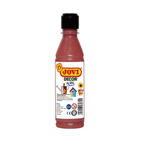 Brązowa farba dekoracyjna – akrylowa – JOVI – w butelce
