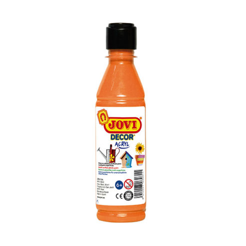 Pomarańczowa farba dekoracyjna – akrylowa – JOVI – w butelce