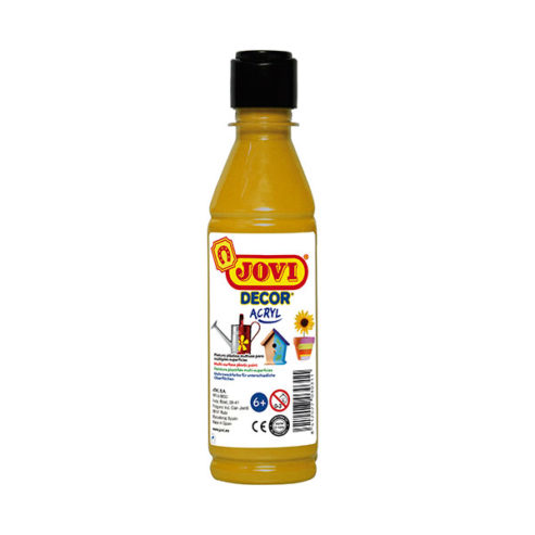 Złota farba dekoracyjna – akrylowa – JOVI – w butelce