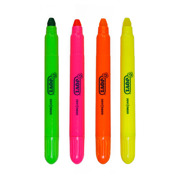 Kredki żelowe w sztyfcie NEONOWE – 20 sztuk