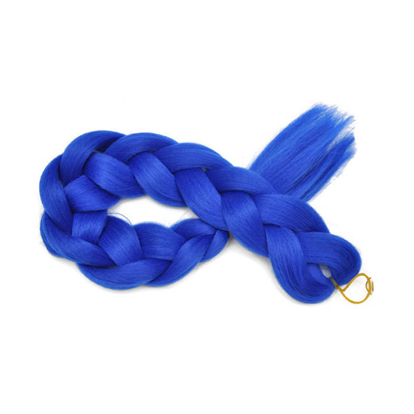 Włókna do kolorowych warkoczyków Kanekalon – NIEBIESKI