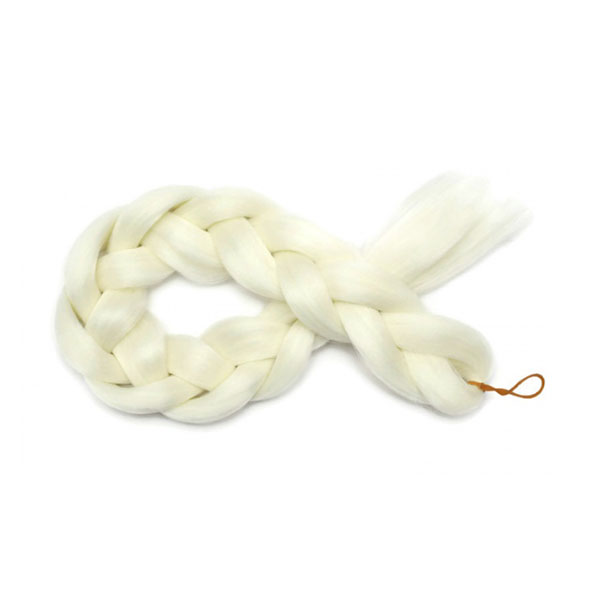 Włókna do kolorowych warkoczyków Kanekalon – PERŁOWY BLOND