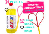 Bańki Mydlane – Płyn do baniek 1l + 2 x Obręcz do Baniek