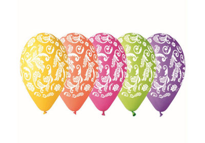 balony-eleganckie-liscie_HurtowniaAnimatora_pl