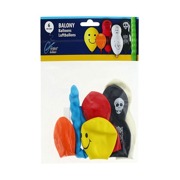 Balony do Zabawy – Balony Funny Funny – 6 szt