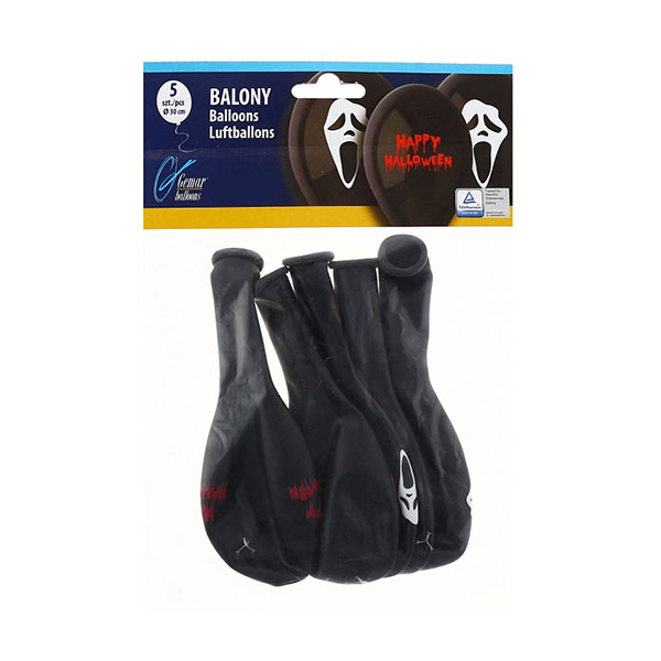 Balonyna Halloween Balony Halloweenowe 5 sztuk