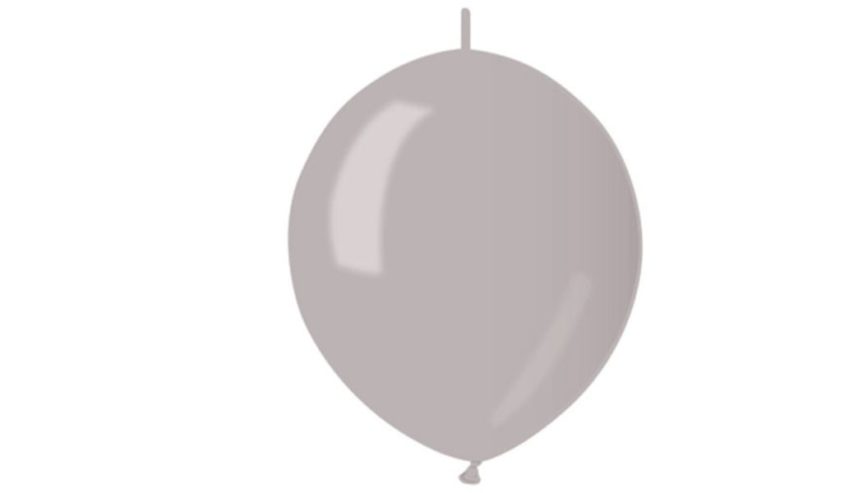 Balony do girland srebrne metaliczne – Balony Linki – 100szt