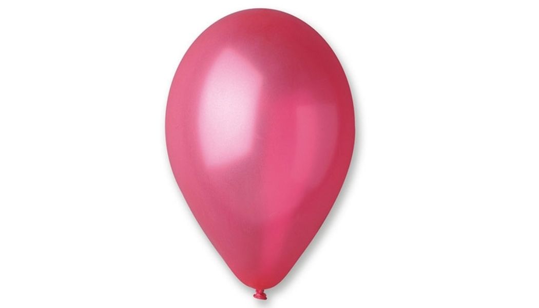 Balony Ciemnoróżowe Metaliczne – 11 cali – Gemar – 100 sztuk