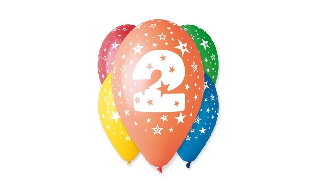 Balony Urodzinowe z nadrukiem – 2 – 5 szt.