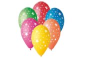 Balony Gwiazdki – Balony z Nadrukiem Gwiazdy – 5 sztuk