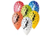 Balony Piłkarze Balony z Nadrukiem Piłka Nożna – 5 sztuk