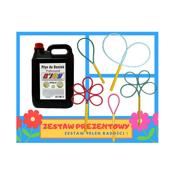 Bańki Mydlane – Płyn do baniek 5 litrów + 5 Łapek do baniek