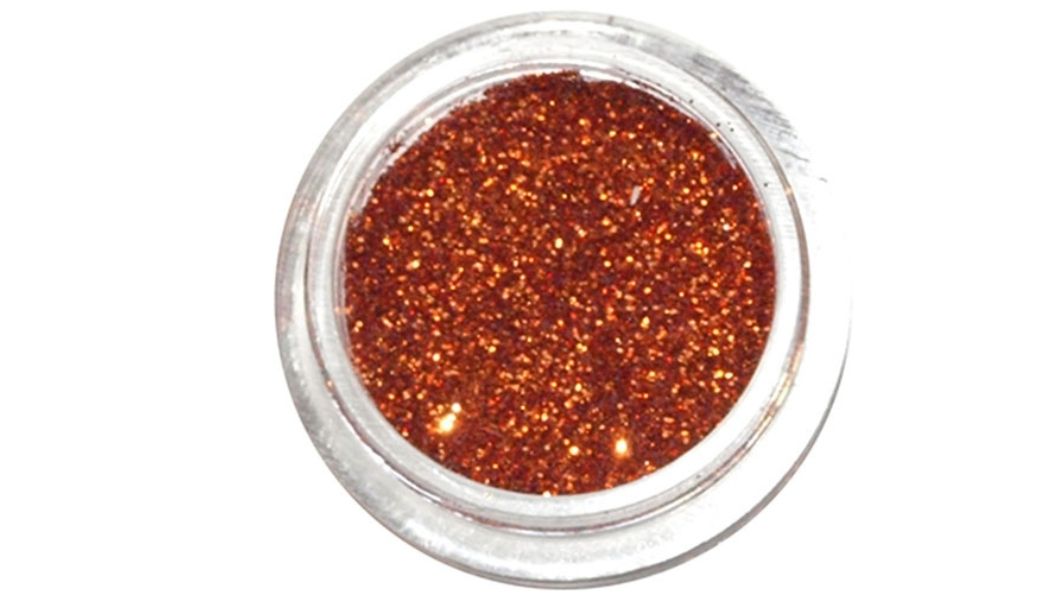 Brokat kosmetyczny ciemnordzawy s19 – 5 ml/słoiczek