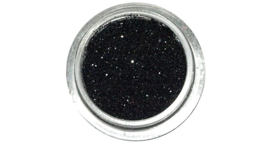 Brokat kosmetyczny czarny s33 – 5 ml/słoiczek