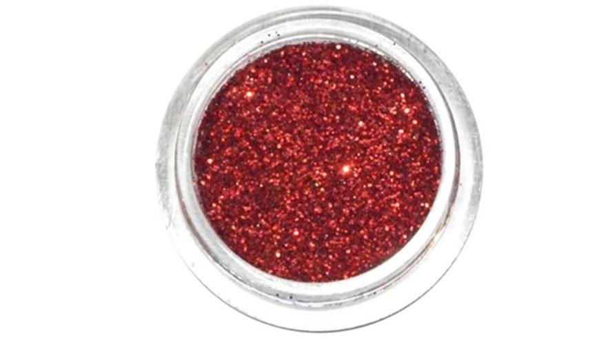 Brokat kosmetyczny czerwony s24 – 5 ml/słoiczek