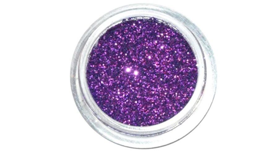 Brokat kosmetyczny fioletowy s28 – 5 ml/słoiczek