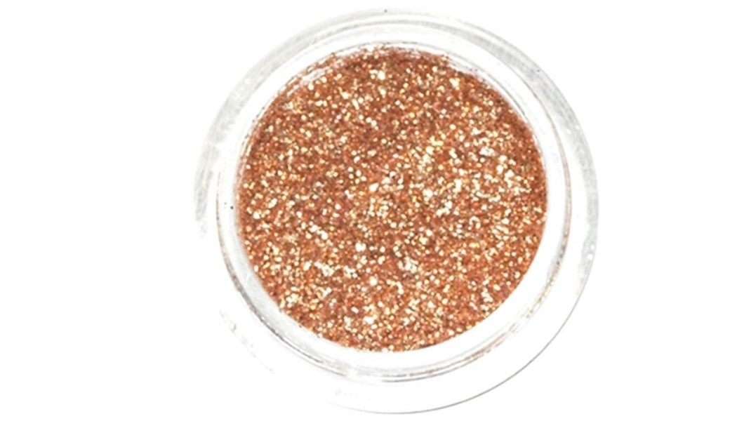 Brokat kosmetyczny miedziano – złoty s05 – 5 ml/słoiczek