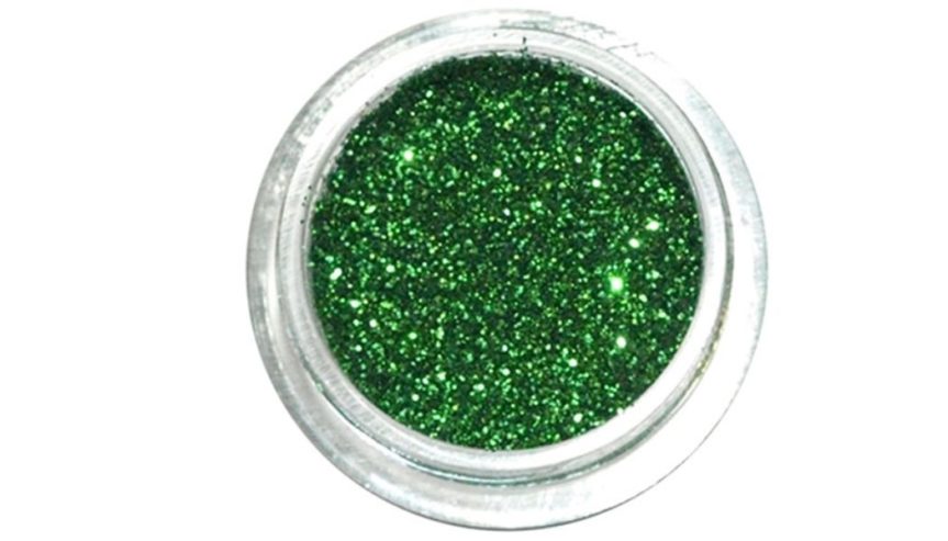 Brokat kosmetyczny zielony s14 – 5 ml/słoiczek