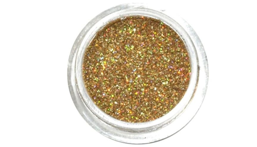 Brokat kosmetyczny złoty s48 – 5 ml/słoiczek