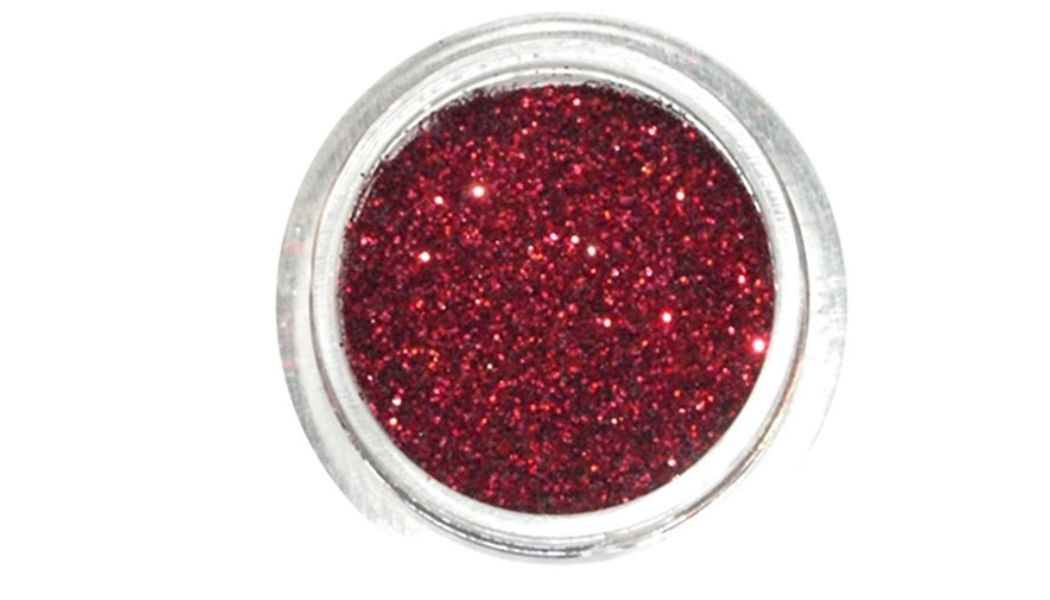 Brokat kosmetyczny bordowy s25 – 5 ml/słoiczek