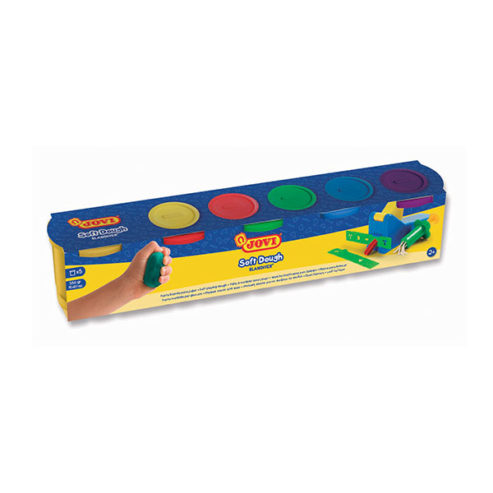 Masa plastyczna JOVI – Ciastoplastolina – 5 kolorów – 5x110g