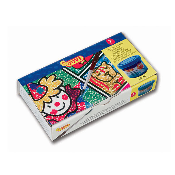 Farby JOVI plakatowe szkolne – 7 kolorów