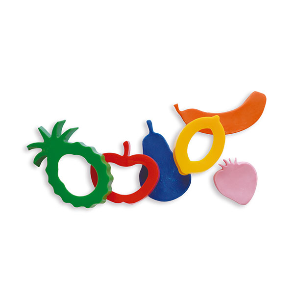 Foremki Owoce – JOVI – 6 sztuk – do mas plastycznych