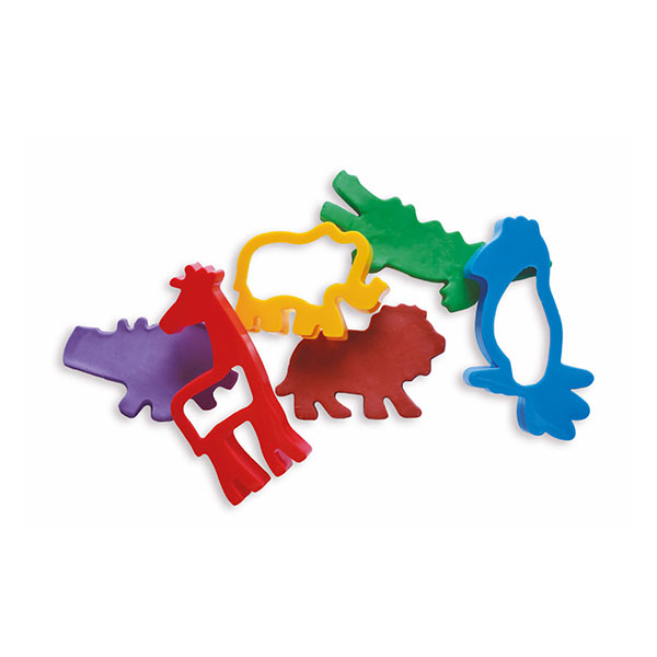 Foremki zwierzęta Afryka – JOVI 6 szt – do mas plastycznych