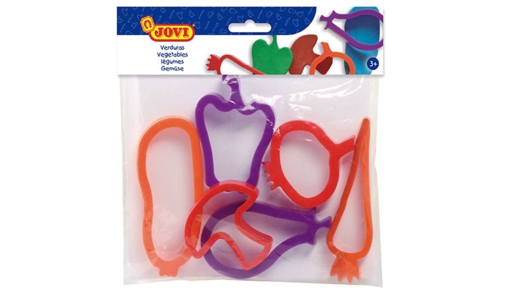 Foremki warzywa – 6 sztuk – JOVI – do mas plastycznych