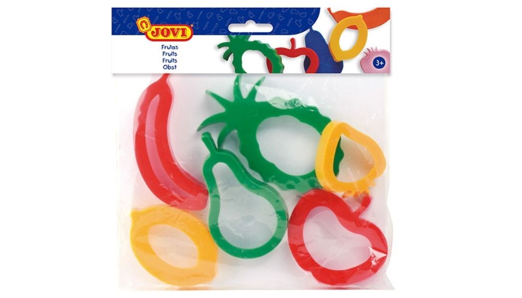 Foremki Owoce – JOVI – 6 sztuk – do mas plastycznych