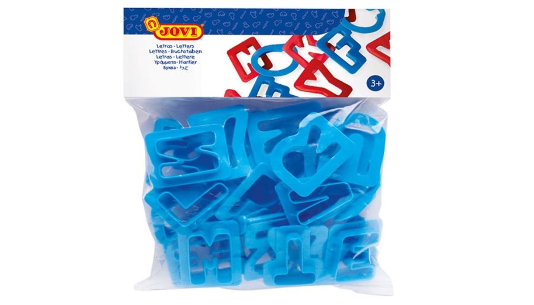 Foremki literki – 26 sztuk – JOVI – do mas plastycznych