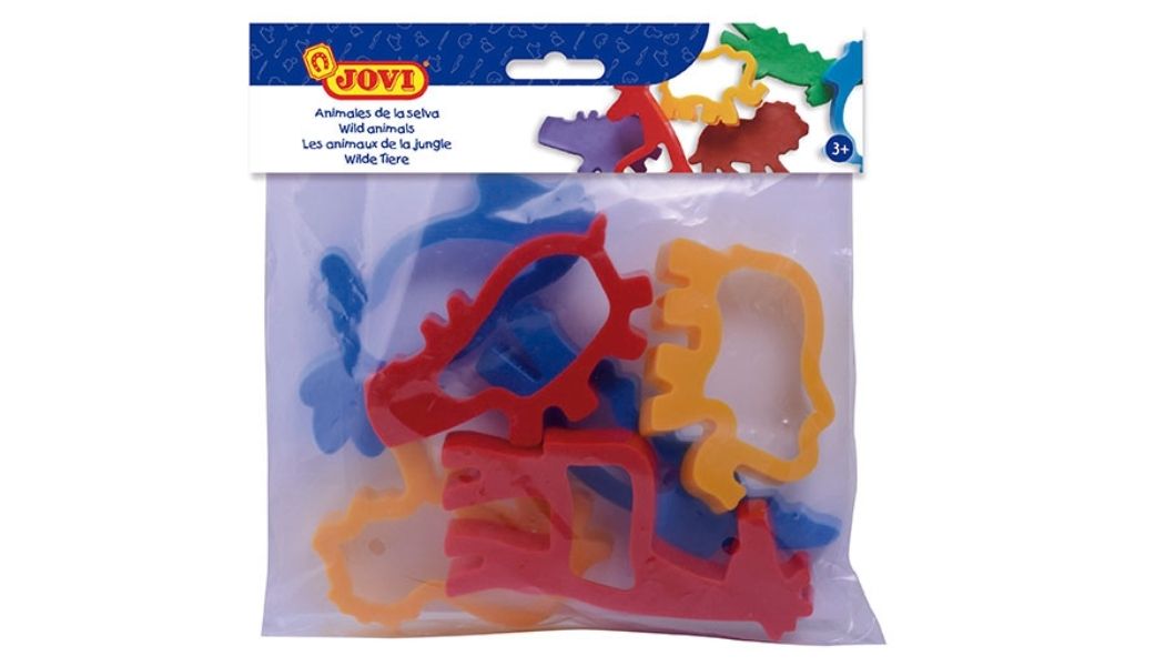 Foremki zwierzęta Afryka – JOVI 6 szt – do mas plastycznych