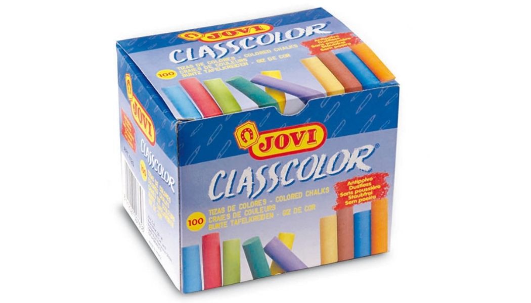 Kreda kolorowa niepyląca – JOVI – 100 sztuk
