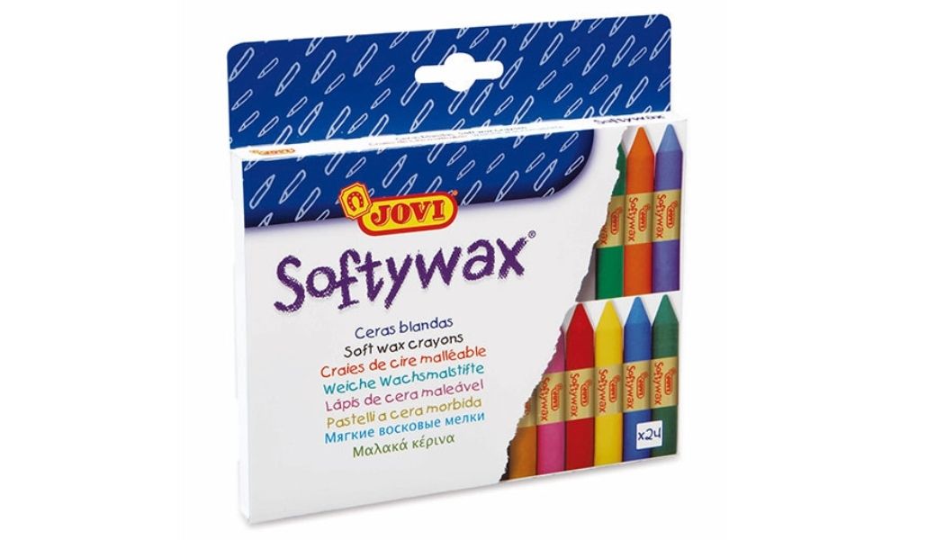 Kredki świecowe – miękkie – JOVI – 24 sztuki