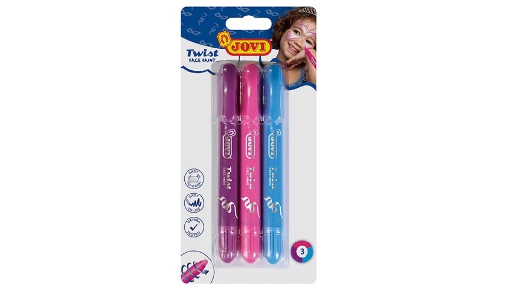 Kredki do malowania twarzy w sztyfcie – JOVI – dla dziewczyn