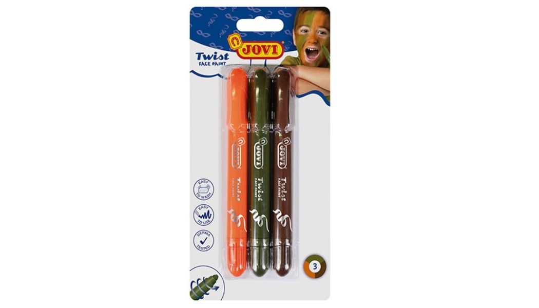 Kredki do malowania twarzy w sztyfcie – dla chłopców – JOVI