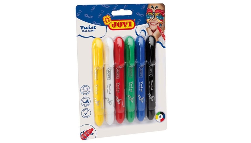 Kredki do malowania twarzy w sztyfcie – JOVI – 6 kolorów