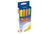 Kredki żelowe NEONOWE ZAKREŚLACZE – 4 kolory