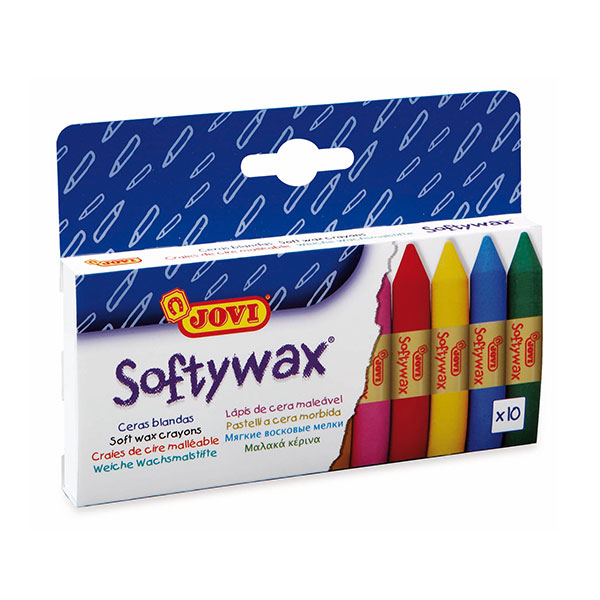 Kredki świecowe – miękkie – JOVI – 10 sztuk