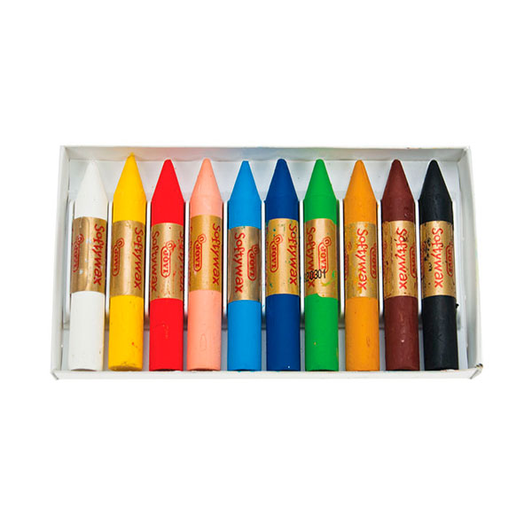 Kredki świecowe – miękkie – JOVI – 10 sztuk