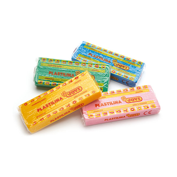 Plastelina w kostkach JOVI – 10 x 50g – 10 kolorów