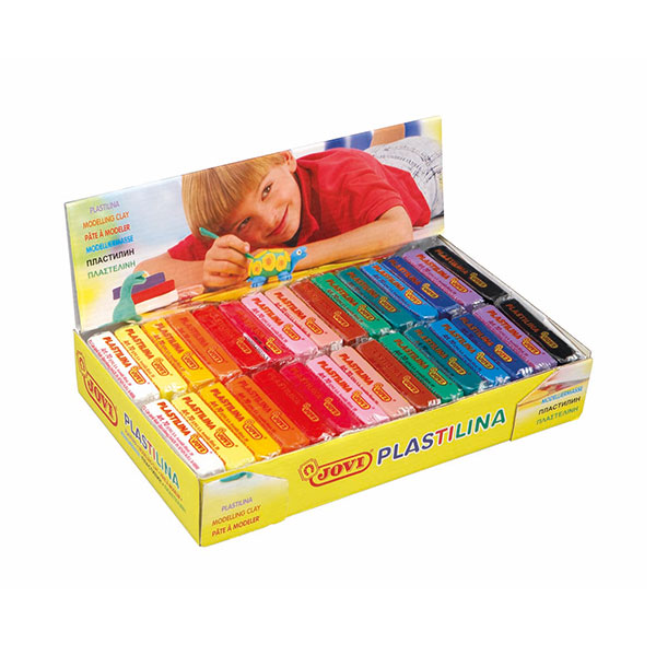 Plastelina w kostkach JOVI – 30 x 50g – 15 kolorów