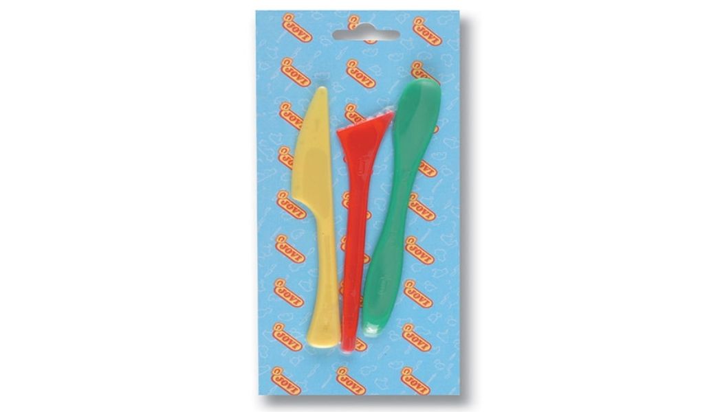 Nożyki do modelowania plasteliny, ciastoliny – 3 sztuki