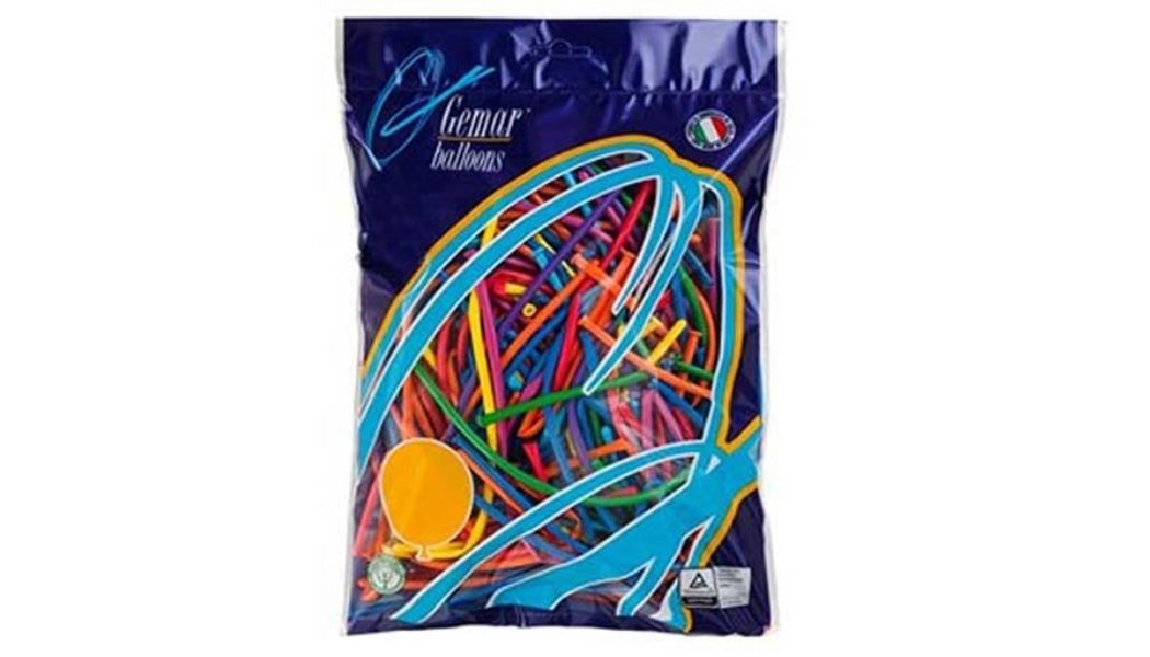 Balony do modelowania – Gemar – Mix Pastel – 160 – 100 sztuk