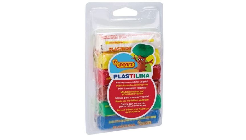 Plastelina w kostkach JOVI – 6 x 25g – 6 kolorów