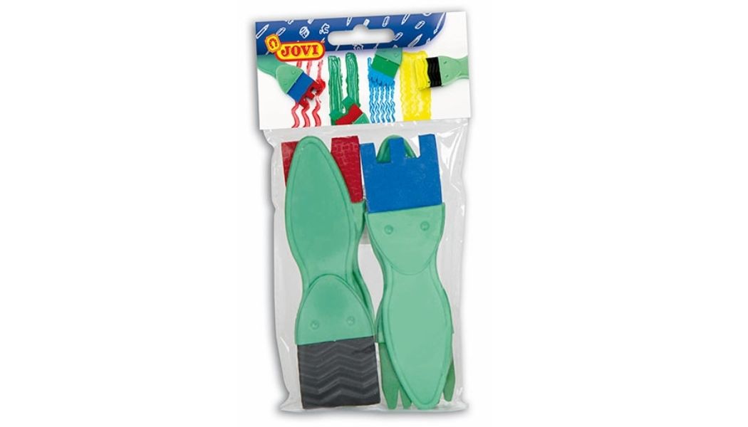 Wałko-pędzle do malowania dla dzieci – JOVI – 4 sztuki