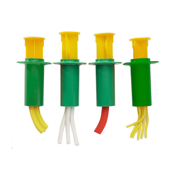 Wyciskarki do ciastoliny i mas plastycznych – JOVI – 4 sztuk