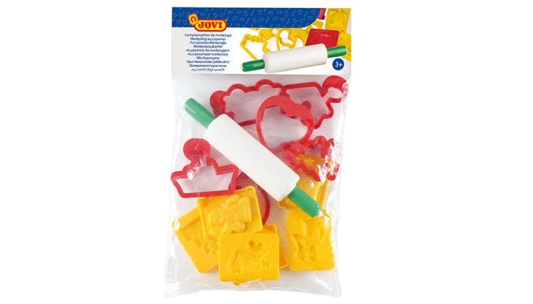 Zestaw kreatywny – Foremki i wałek – do modelowania