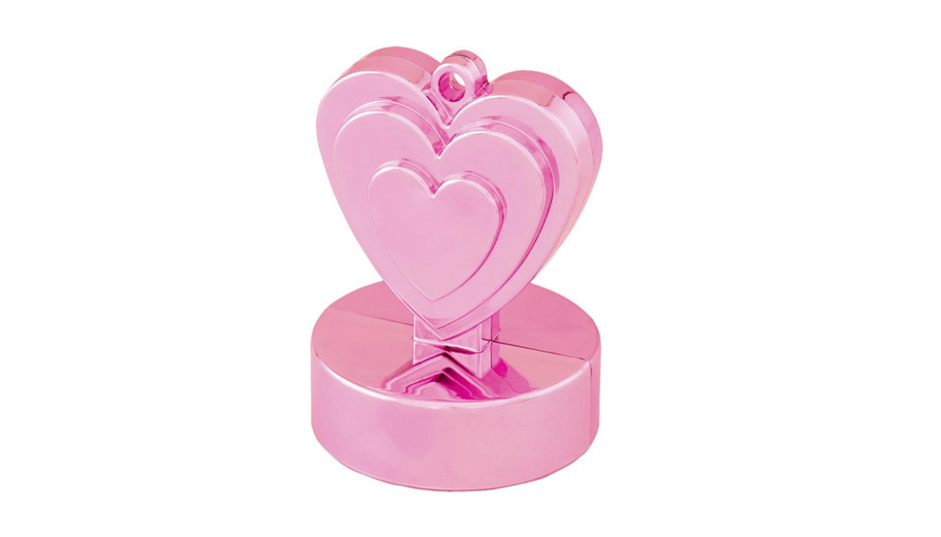 Ciężarek do Balonów – Ciężarek Serce Różowe